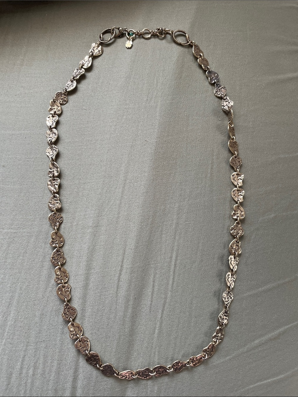 Lucky Brand Gold Toned Layering Necklace with Snake Clasps